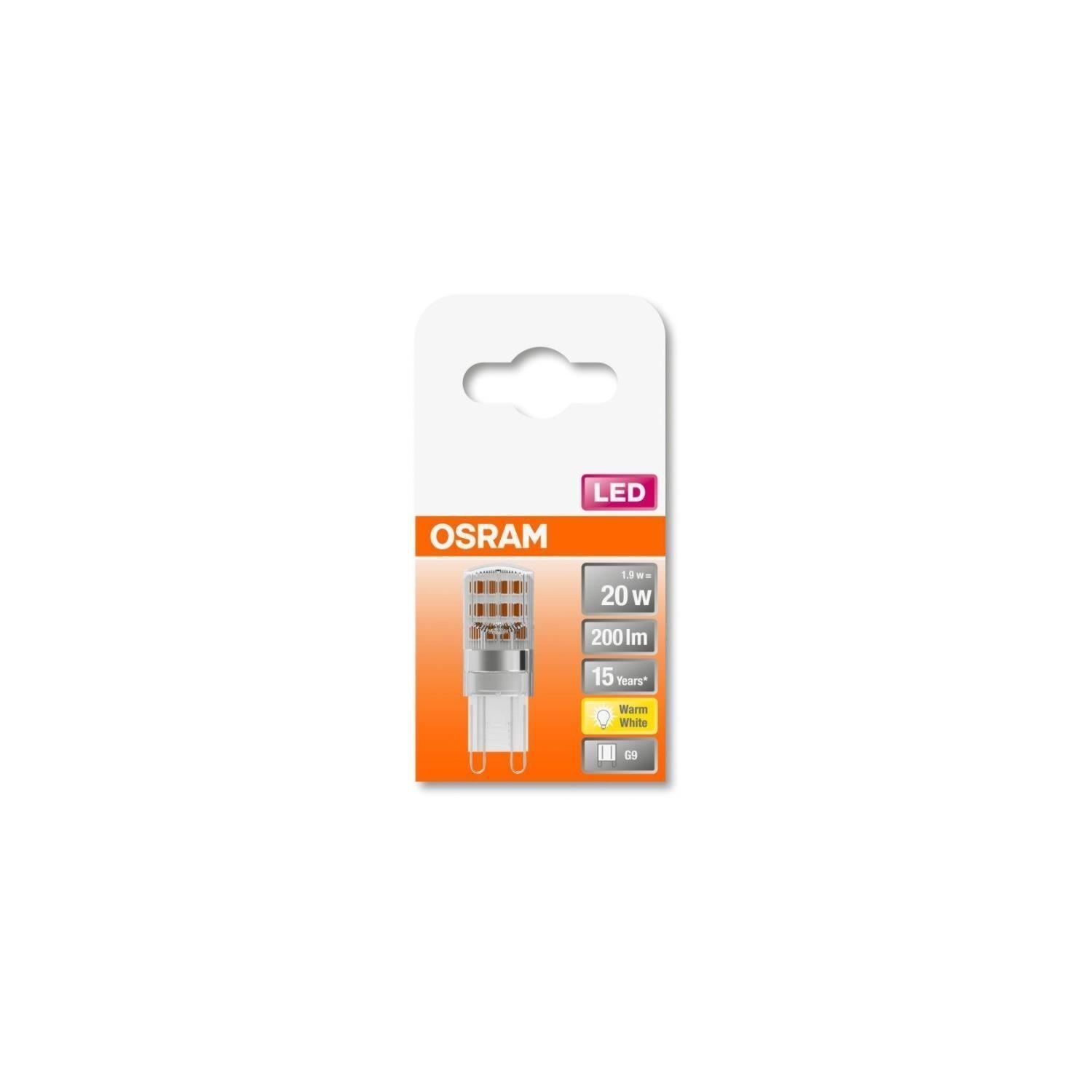 Osram Ampoule Led Capsule Claire 1,9w=20 G9 Chaud - OSRAM