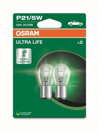 2 Amp Osram P21 5w Ultralife
