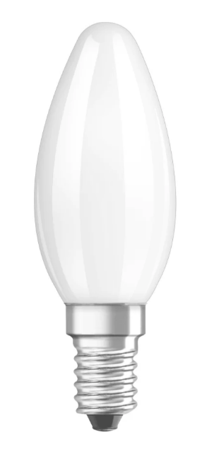 Żarówka LED świeczka mleczna 4 W E14, barwa zimna biała