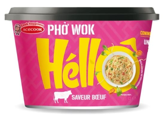 Nouilles De Riz Sautées Saveur Boeuf 76g - Acecook