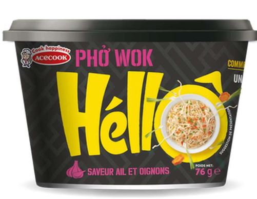 Nouilles De Riz Sautées Saveur Ail Et Oignon 76g - Acecook