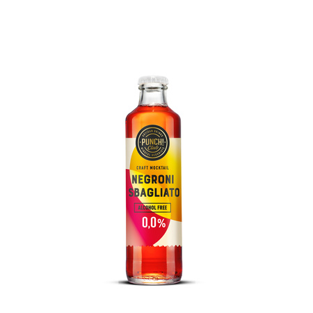 Craft Mocktail Negroni Sbagliato cocktail sans alcool 0,0% 25 cl - PUNCH CLUB