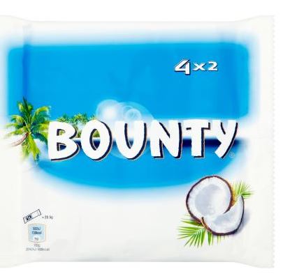 Barres chocolatées Bounty x4 228 g - BOUNTY
