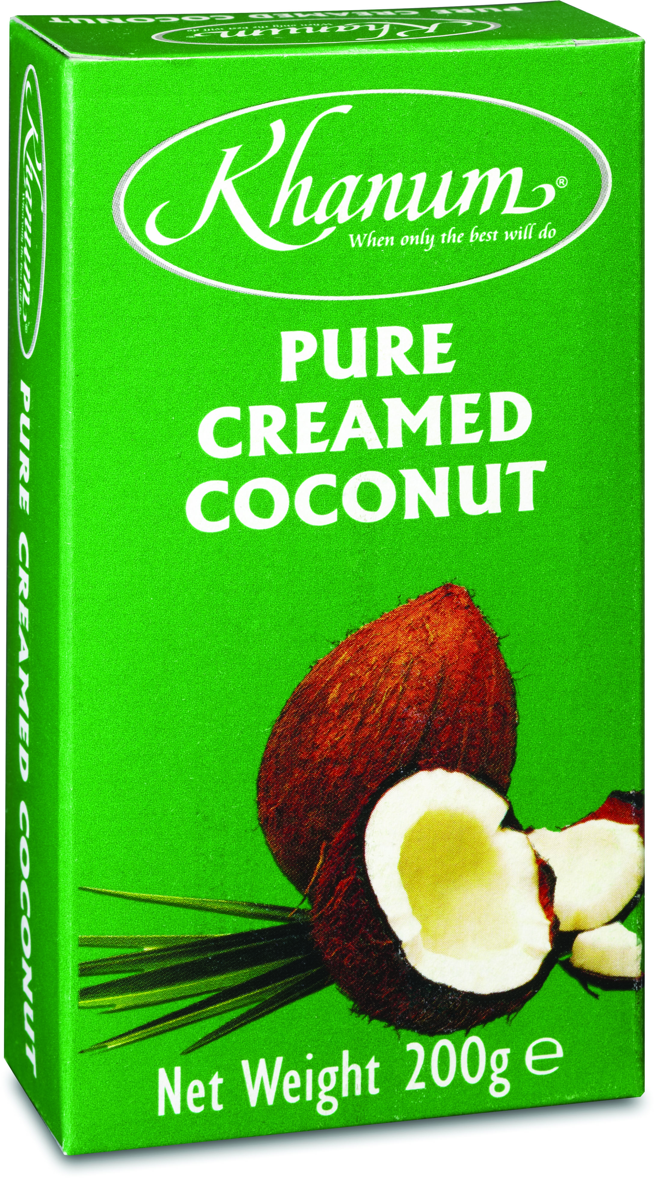 Pure Creamed Coconut 40 X 200 G - KHANUM