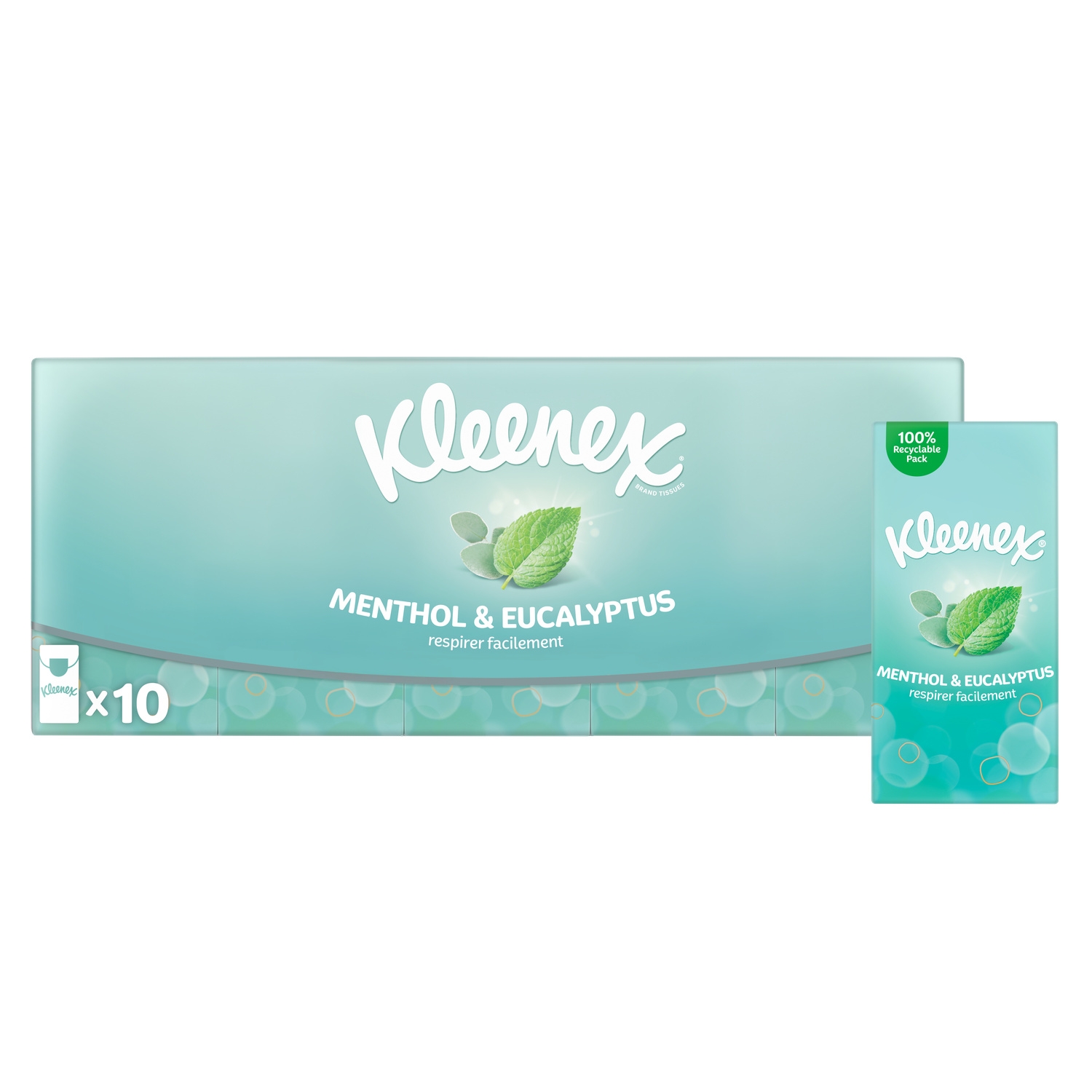 Mouchoirs Menthol Eucalyptol Respirer - KLEENEX