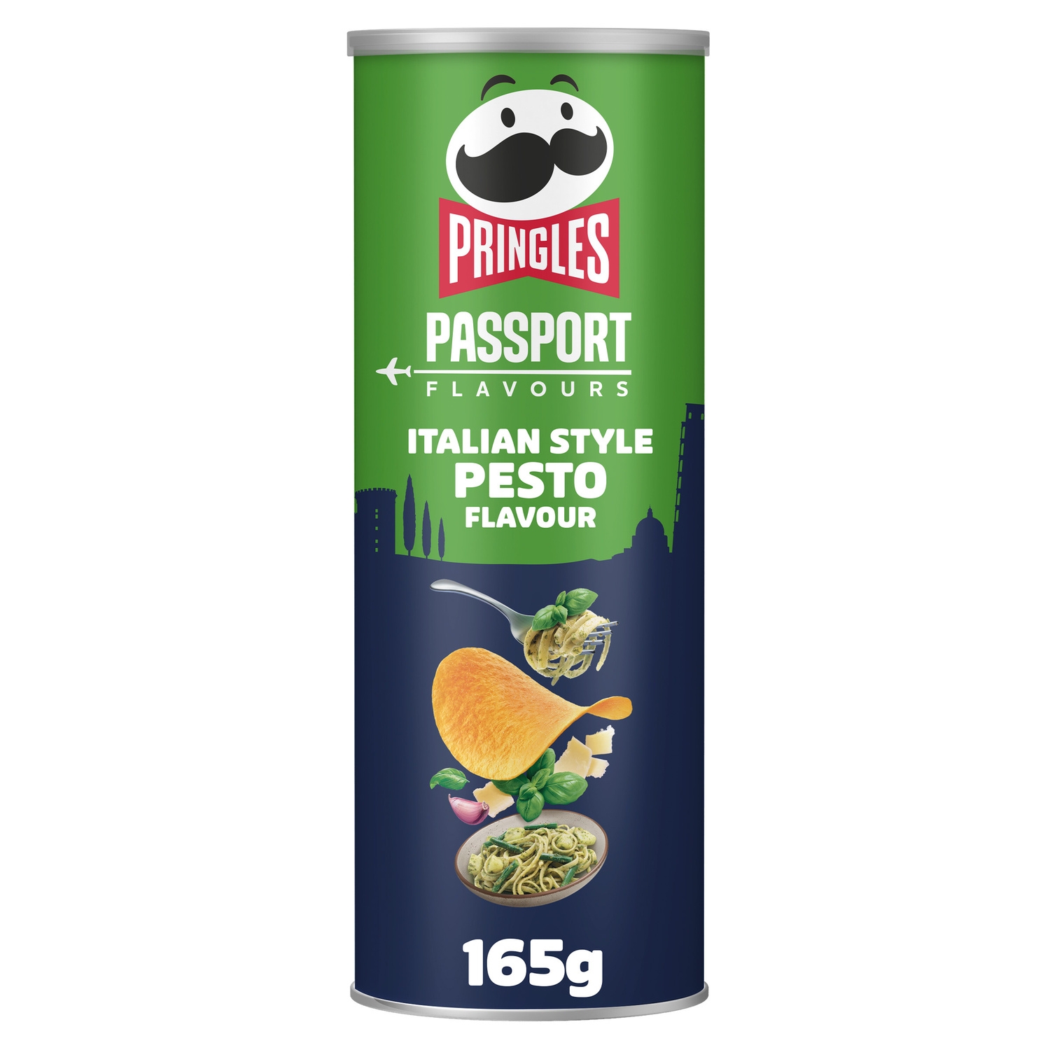 Patatine gusto pesto all'italiana Passport 165 g - PRINGLES