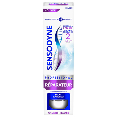 Dentifrice Professional Réparateur Eclat Blancheur 75ml - SENSODYNE