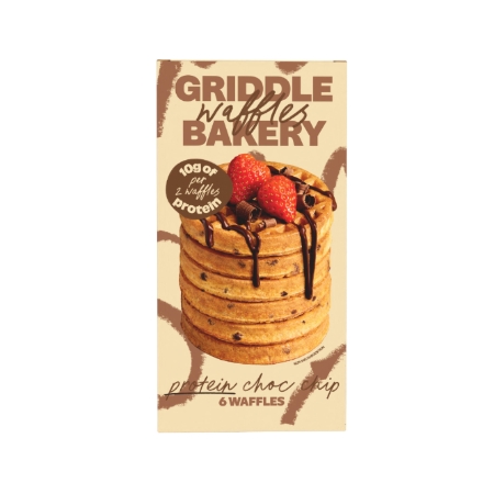 Gaufres protéinées aux pépites de chocolat x6, 204 g - GRIDDLE