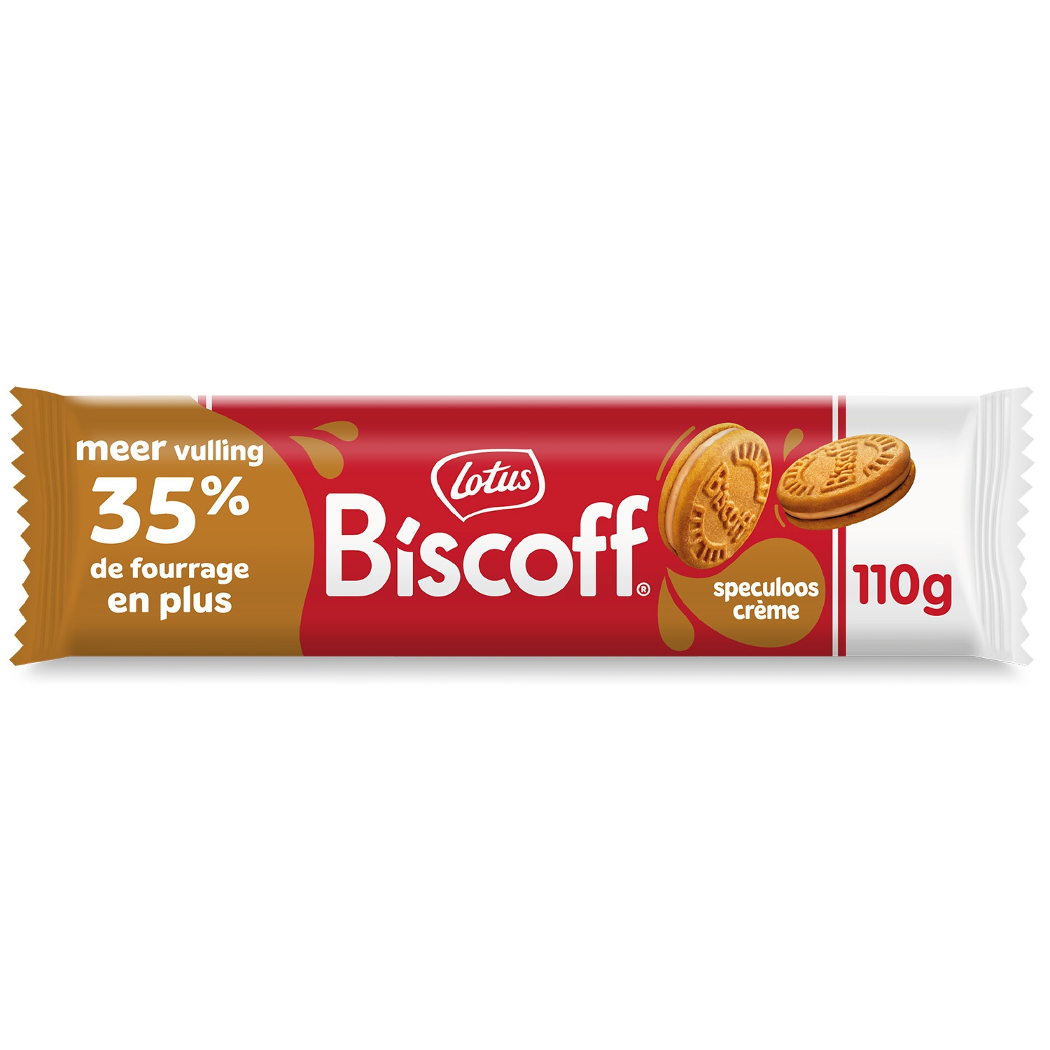 Speculoos cream filled biscuits 110 g - LOTUS