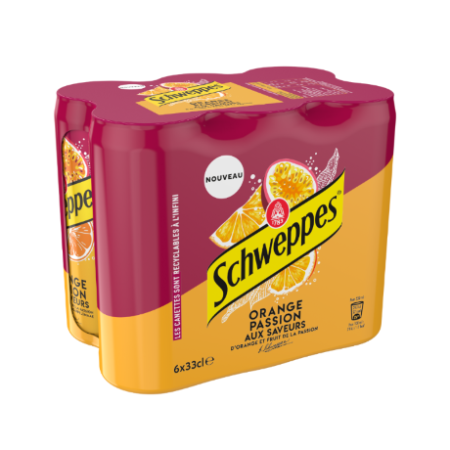6x33cl Schweppes Orang Passion
