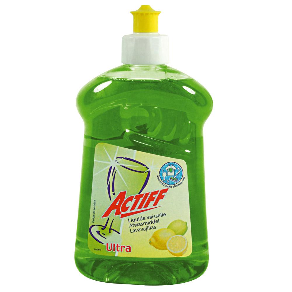 Liquide vaisselle citron dégraissant 500 ml - ACTIFF