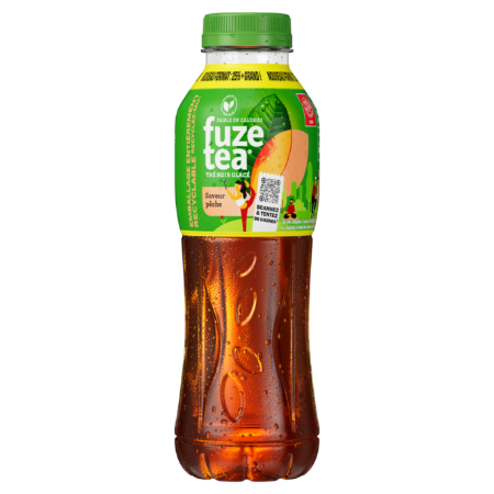 IJsthee zwarte thee perziksmaak 50 cl - FUZE TEA
