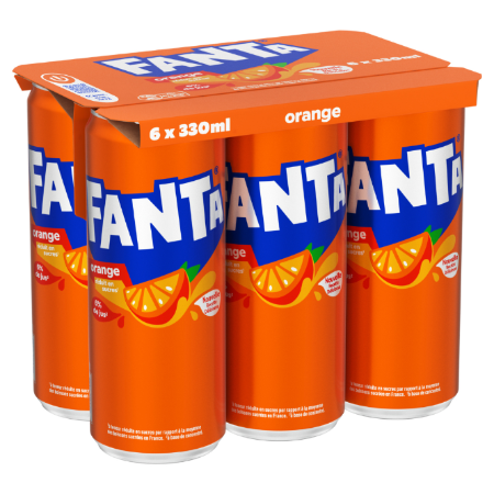Soda Fanta orange 6 x 33 cl - Fanta