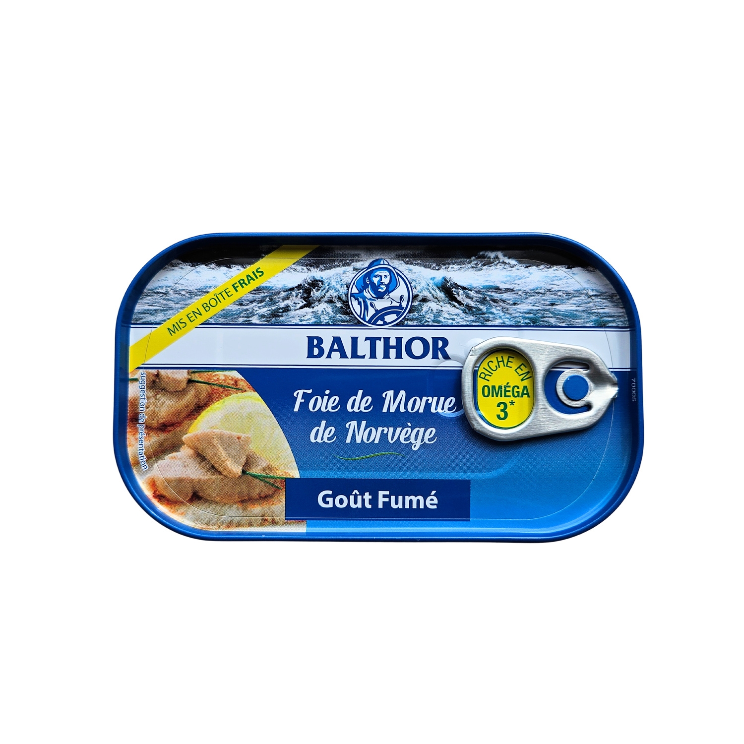 Norwegian cod liver smoked flavour 123 g - BALTHOR