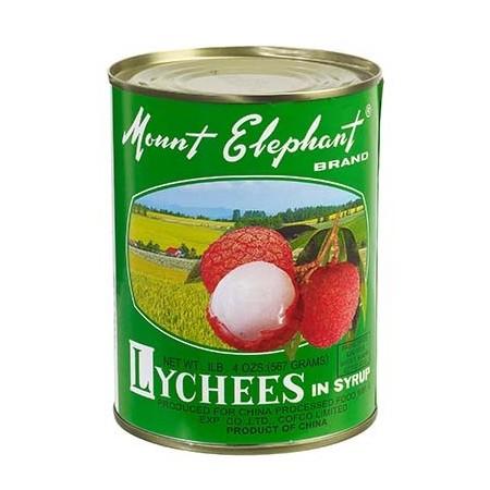 Litchis au sirop 565 g - MOUNT ELEPHANT