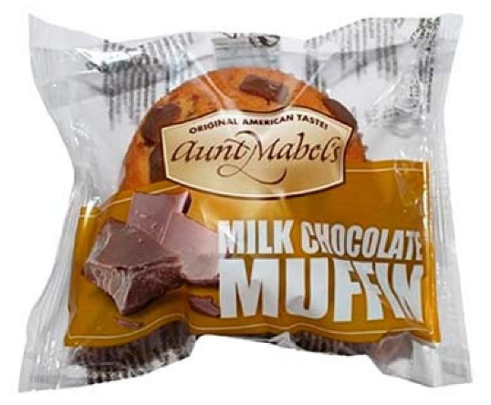 Muffin chocolat au lait 100g - AUNT MABEL'S