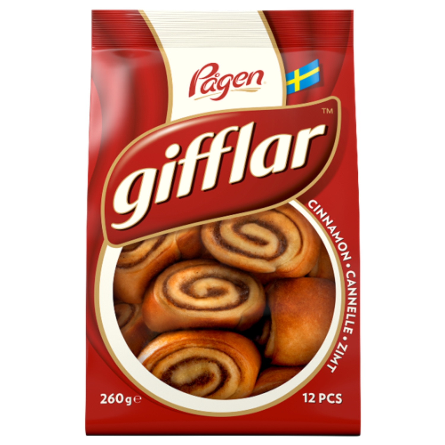 Brioche Roulée Cannelle Gifflar 260g - PÅGEN