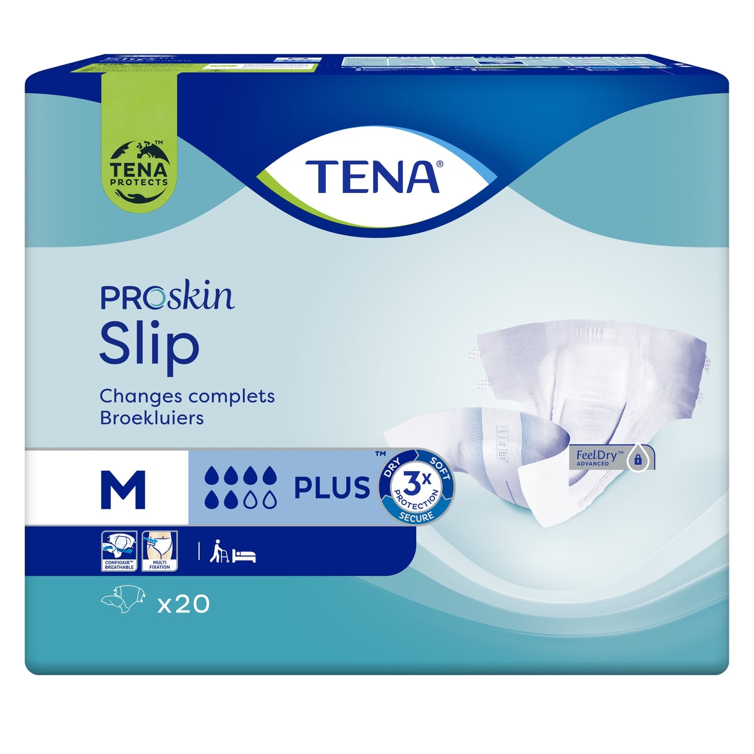 Pannoloni mutandina ProSkin Slip Plus taglia M x20 - TENA