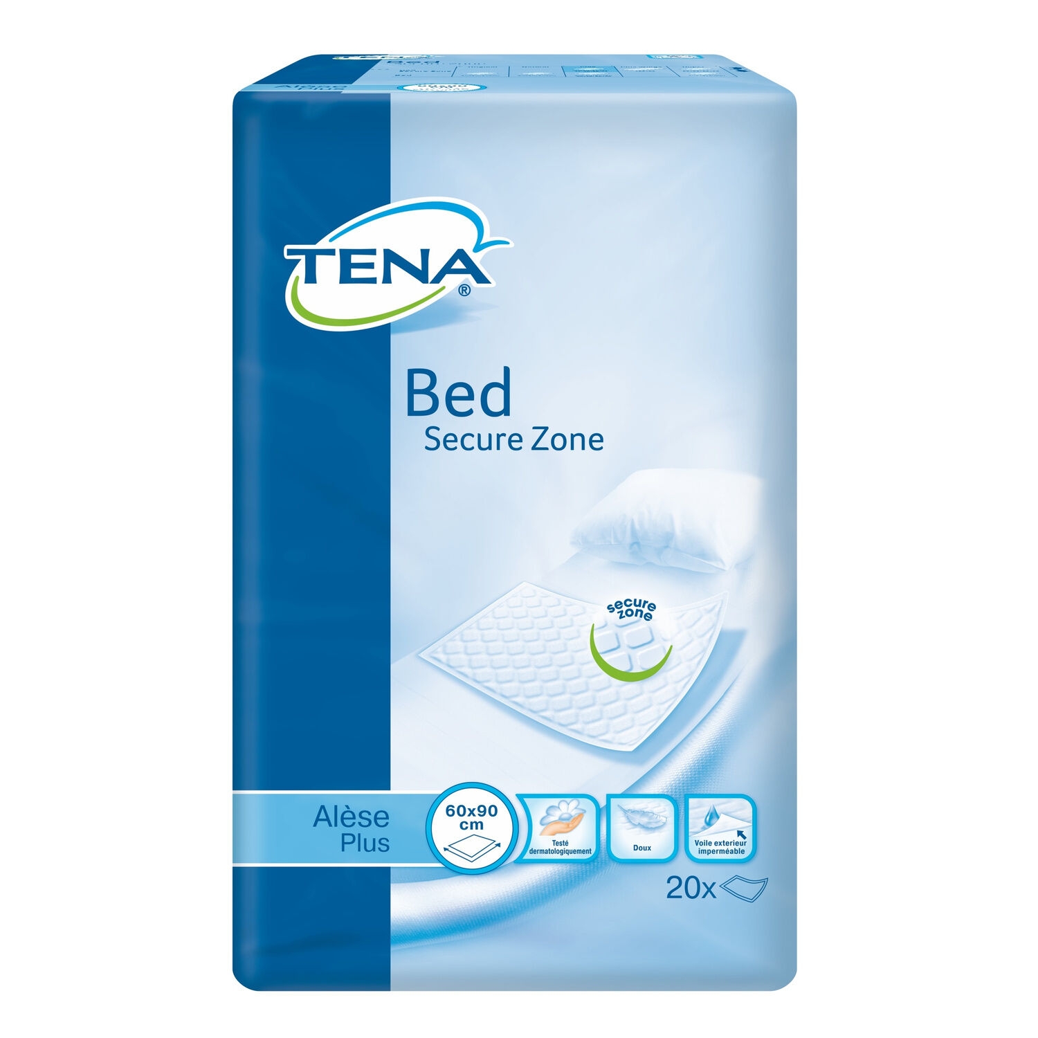 Alèses Bed Secure Zone 60 x 90 cm x20 - TENA