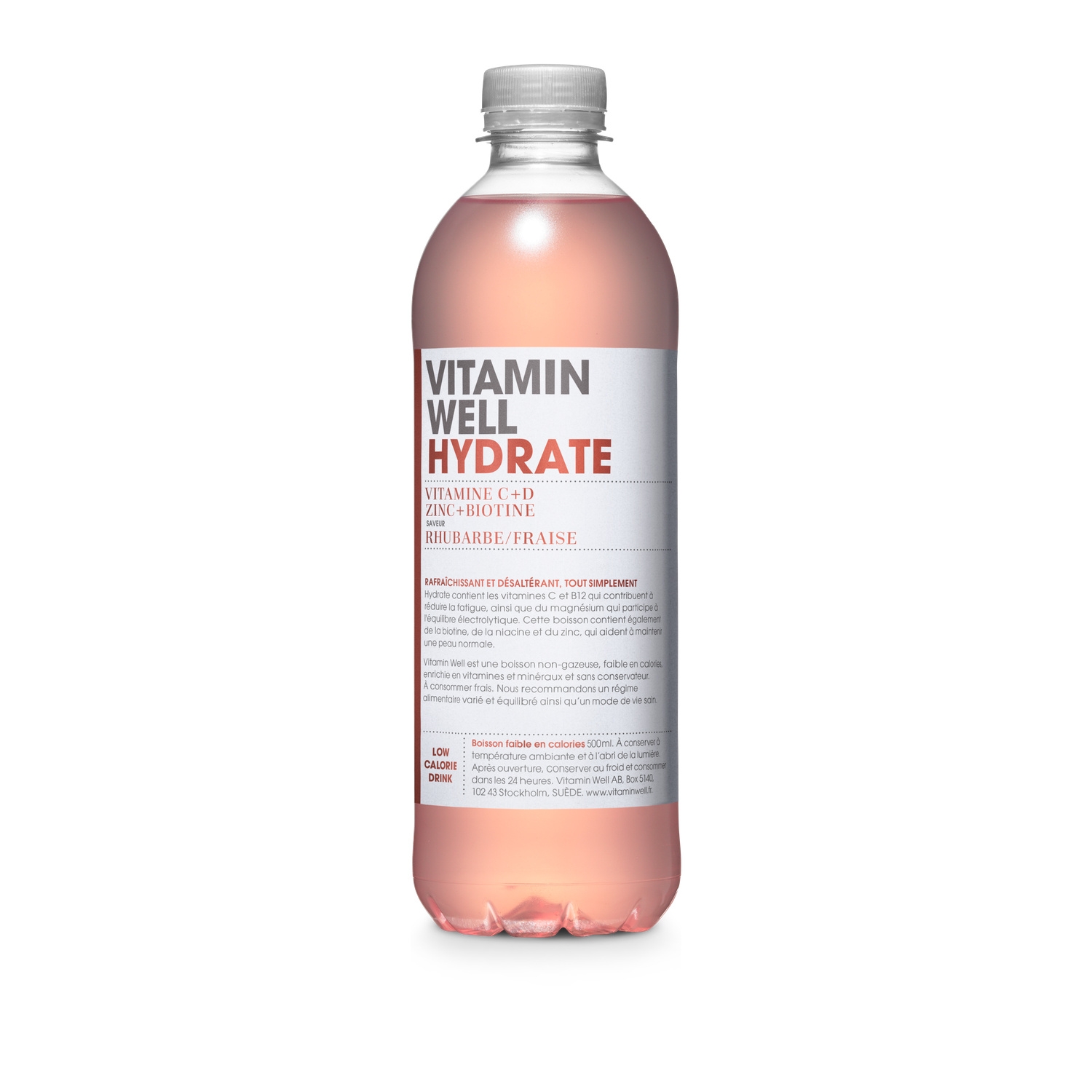 Boisson vitaminée Hydrate 50 cl - VITAMIN WELL