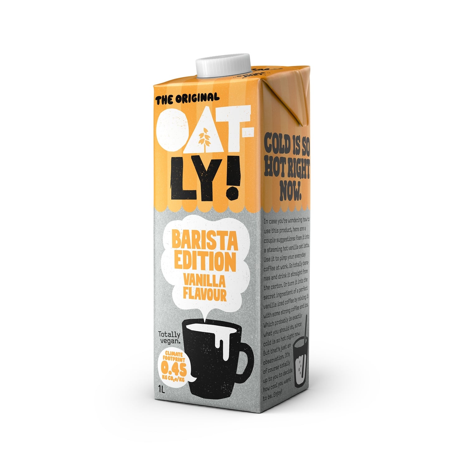 Boisson Végétale Avoine Barista Vanille - OATLY