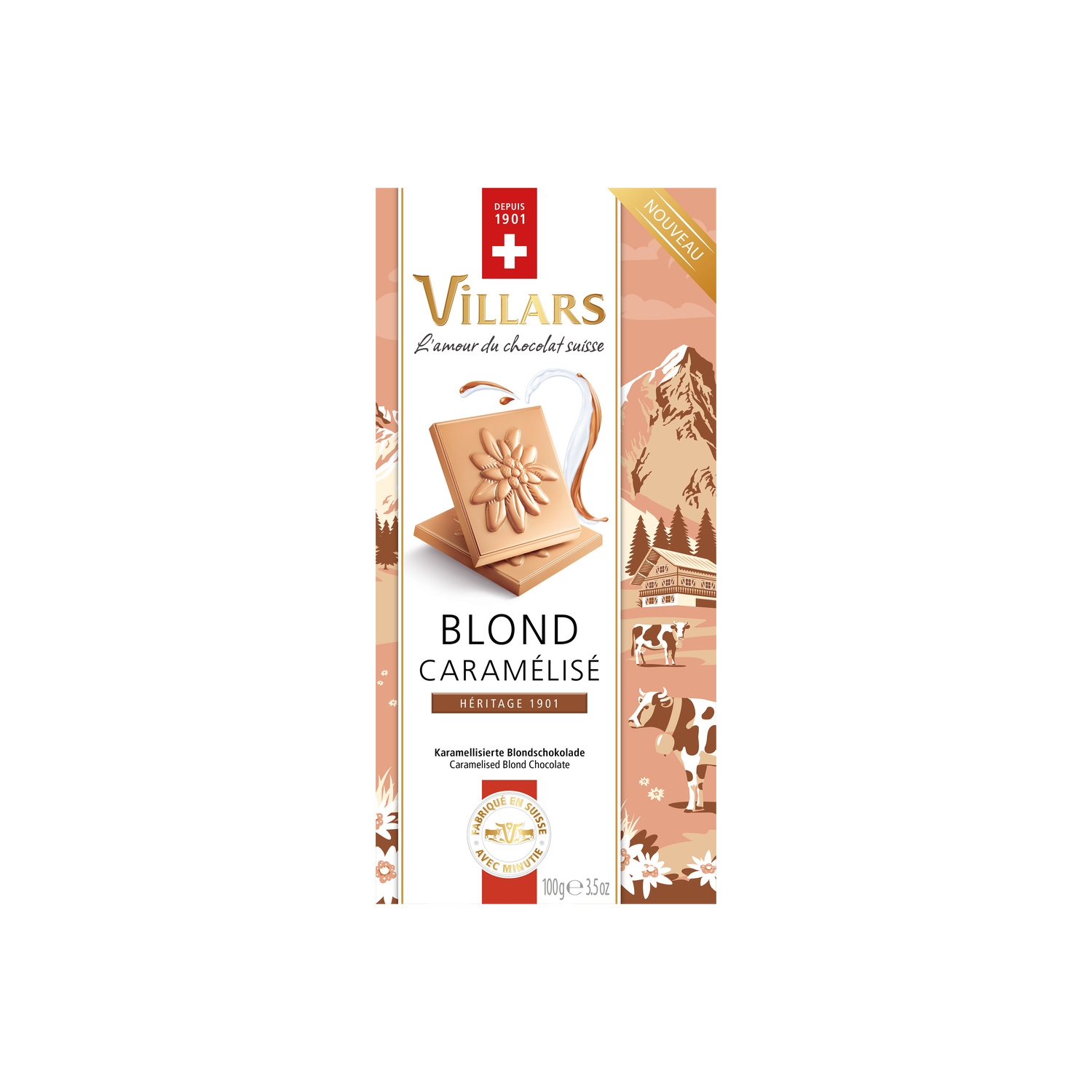 Blonde karamellisierte Schokolade 100 g - VILLARS