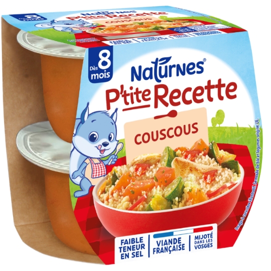 Món ăn couscous cho bé 8 tháng trở lên 2x200g - NESTLE