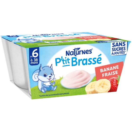 P'tit preparato banana fragola da 6 mesi 4x90 - NESTLÉ