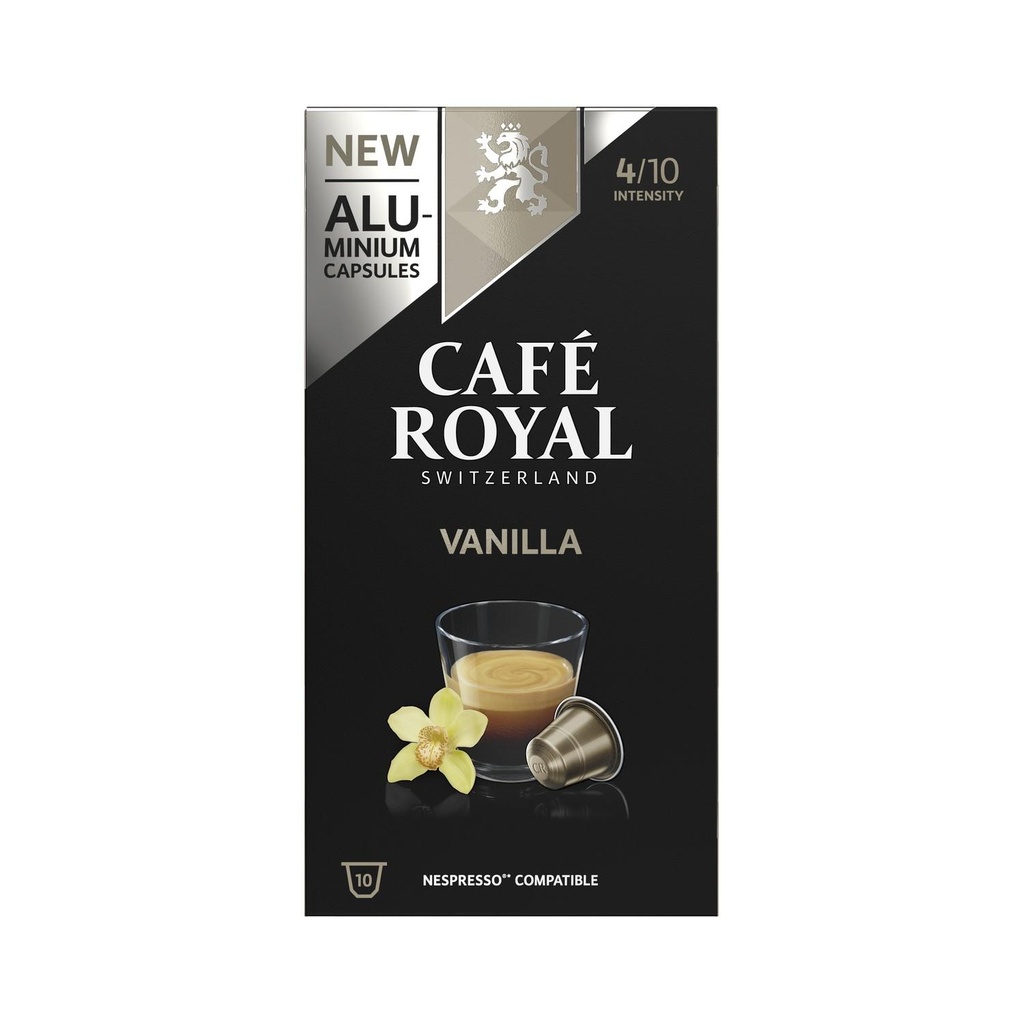 Café vanille en capsules compatibles Nespresso x10 - CAFÉ ROYAL
