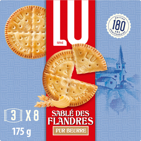 Sablé des Flandres Pur Beurre 175g - LU