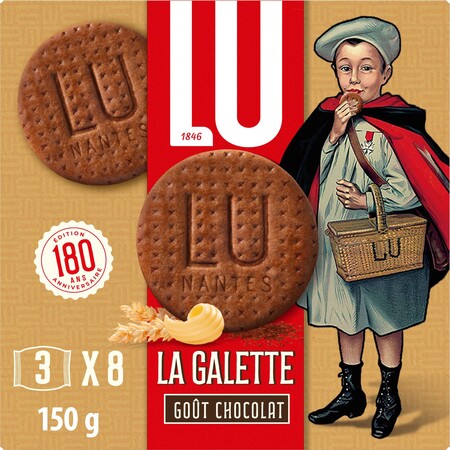Biscuits La Galette Chocolat 150g - LU