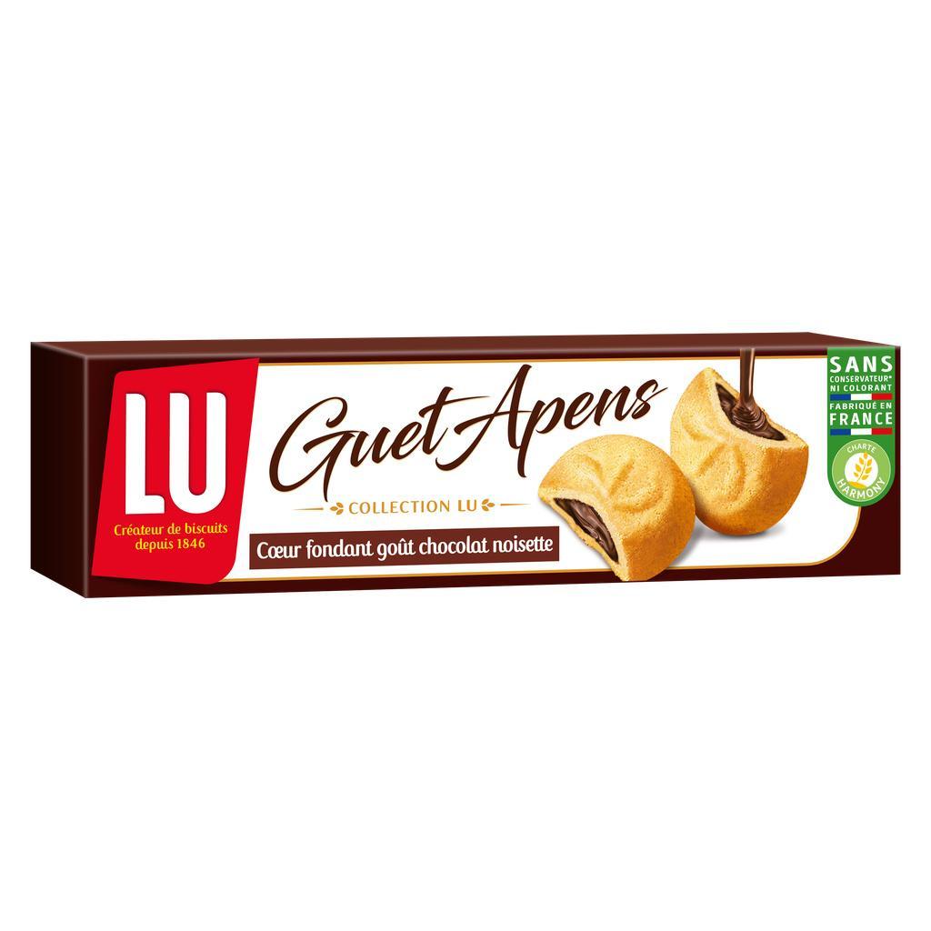 Biscuits Guet-Apens cœur fondant chocolat noisette 105 g - LU