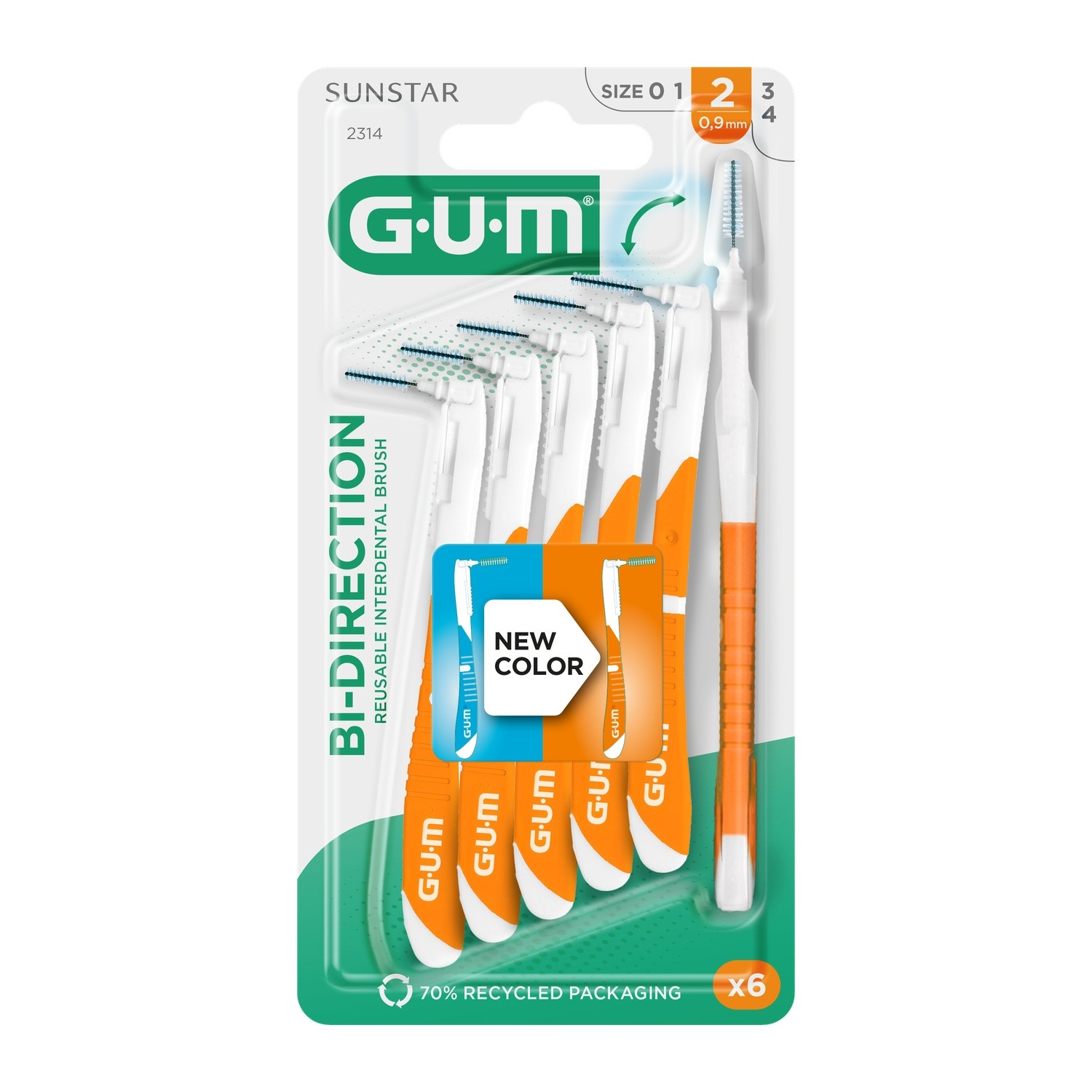 Brossettes Bi-Direction 0,9 mm - GUM