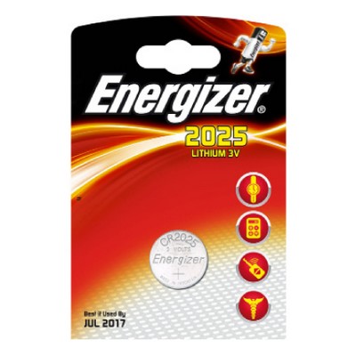 Piles bouton lithium CR2025 x2 - ENERGIZER