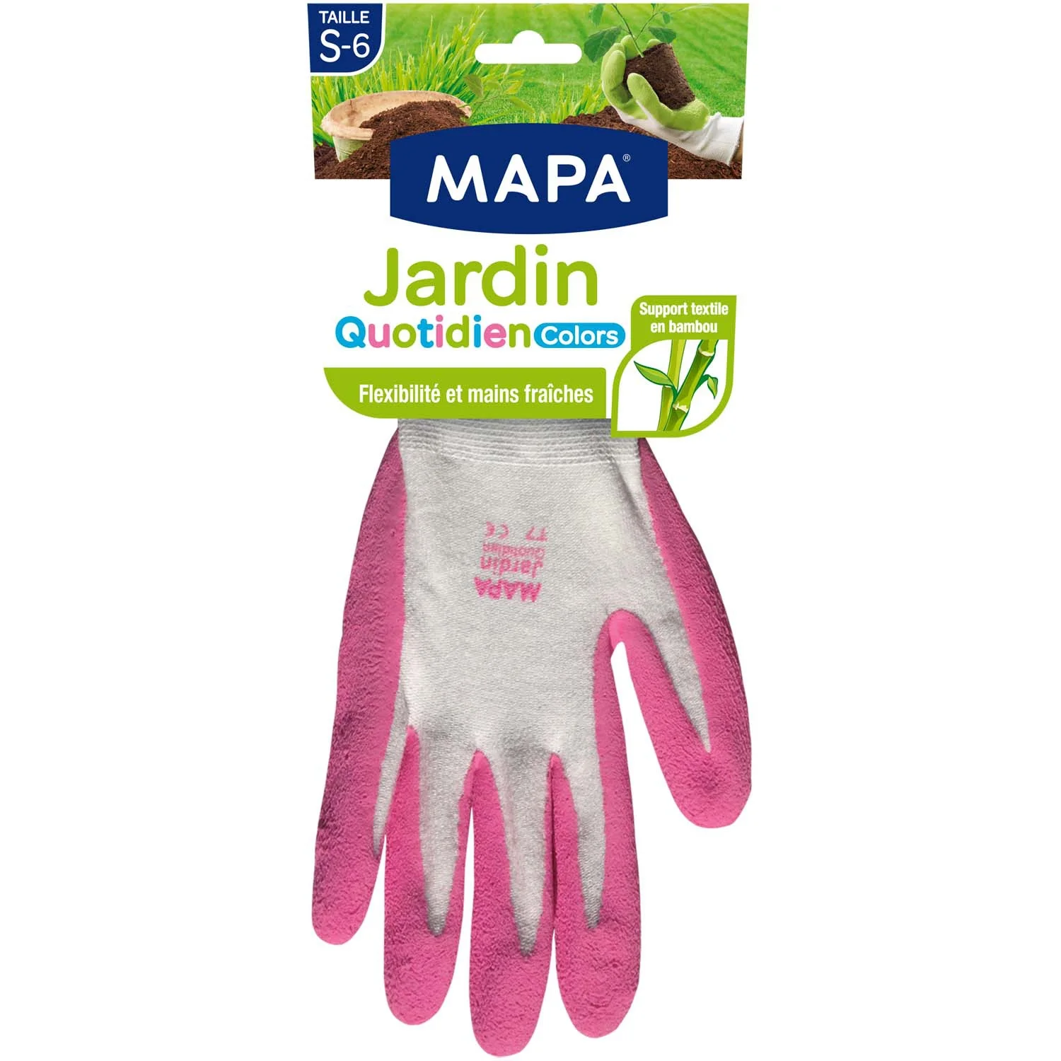 Gants de jardinage Jardin Quotidien Colors taille S/6 - MAPA