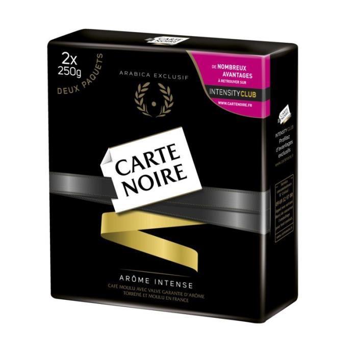 Café moulu Classique 2 x 250 g - CARTE NOIRE