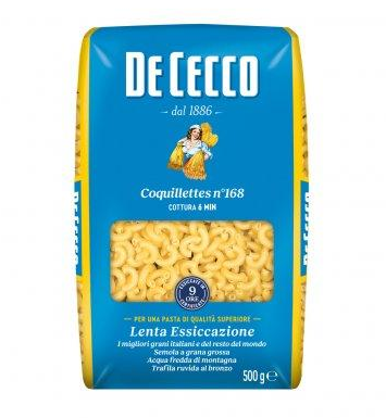 Pâtes coquillettes n°168 500 g - DE CECCO