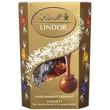 Bouchées de Chocolat Lait Noir et Blanc Assortiment Lindor 200g - LINDT