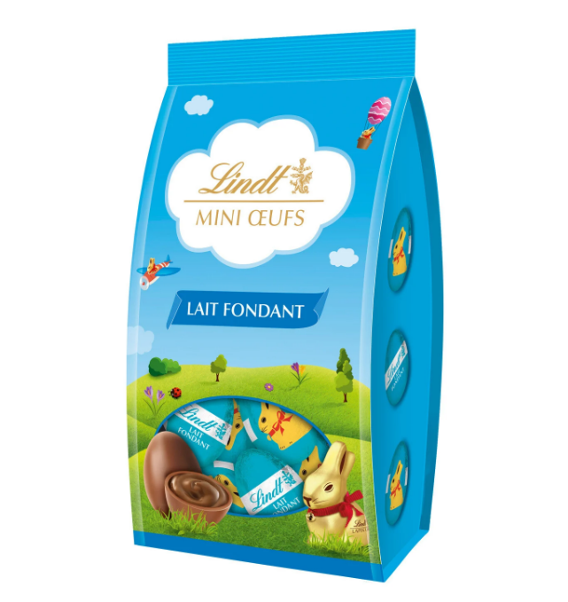 Mini œufs chocolat au lait fondant 180 g - LINDT