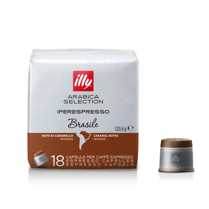 18 Capsules Iperespresso Brasile - ILLY