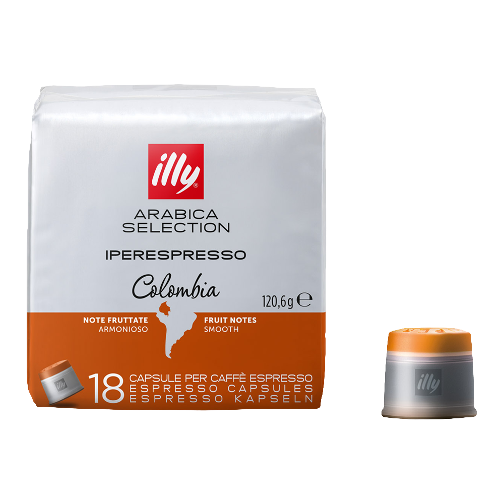 18 Capsules Iperespresso Colombia - ILLY