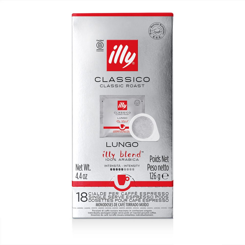 18 Dosettes Ese Espresso Classico Lungo - ILLY