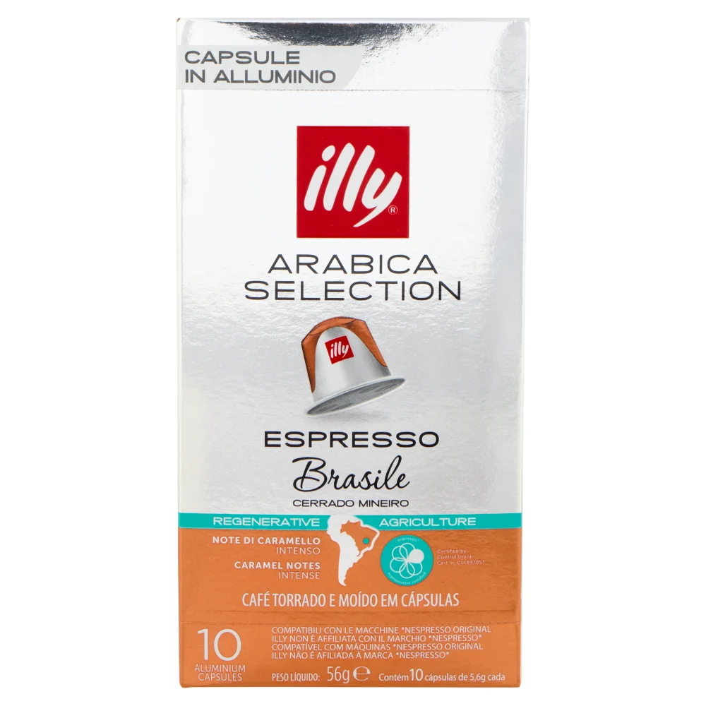 10 Capsules Compatibles Nespresso Brasile - ILLY