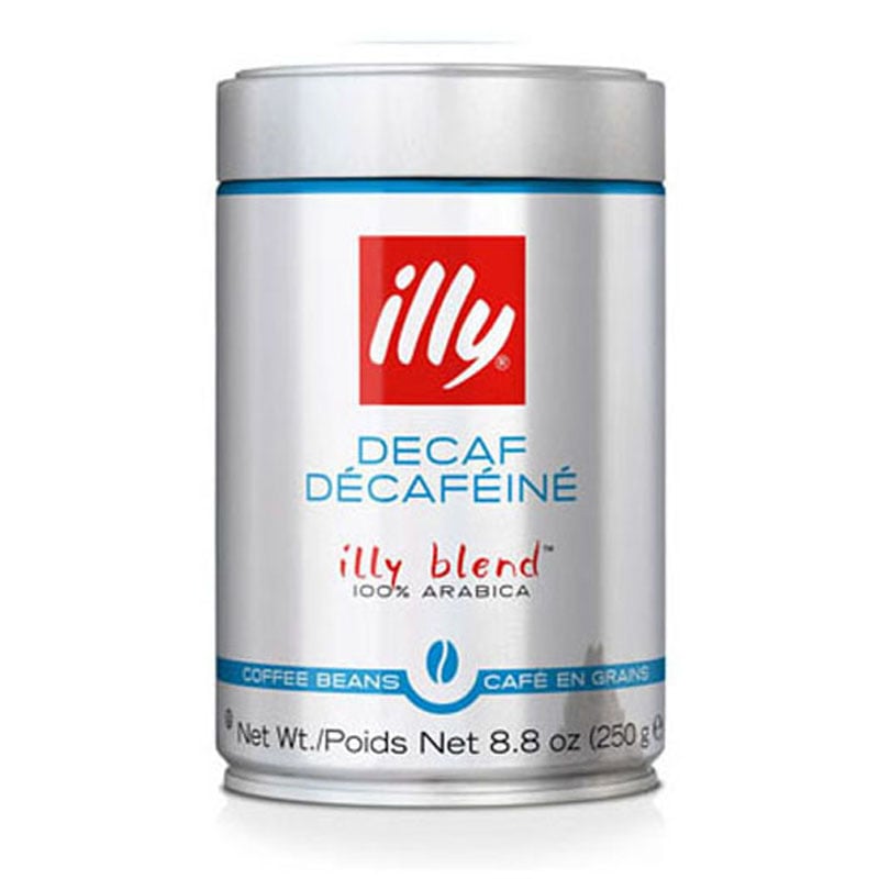 Décaféiné illy blend café en grains 100% arabica boîte métal 250g - ILLY