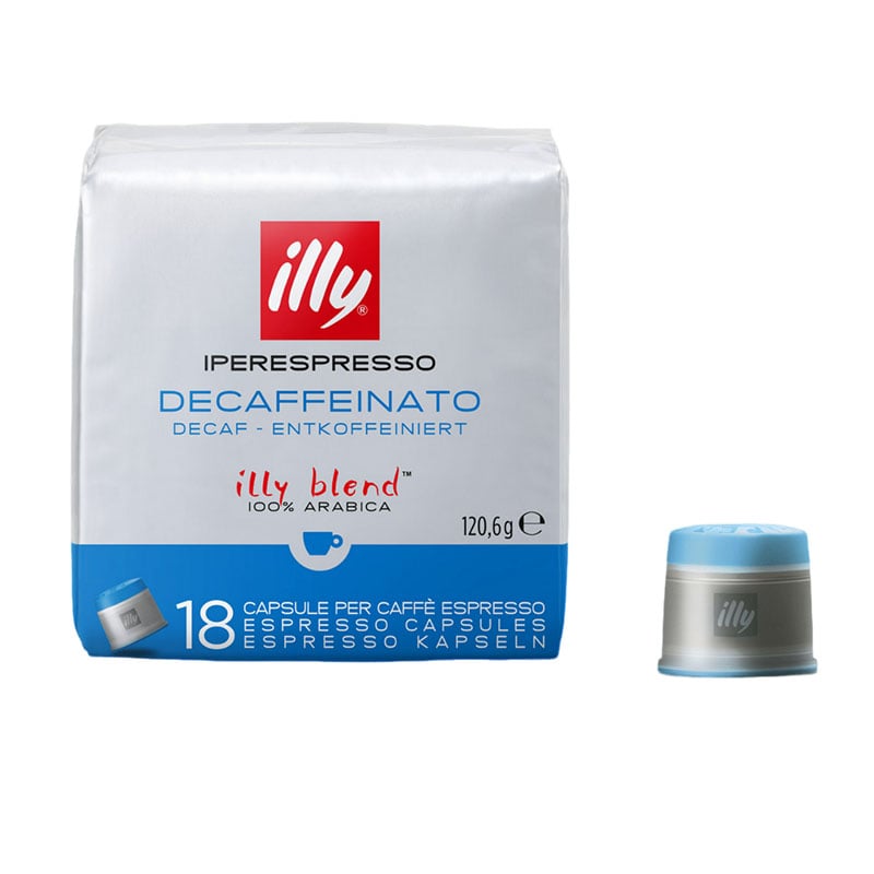 18 Capsules Iperespresso Decafeine - ILLY