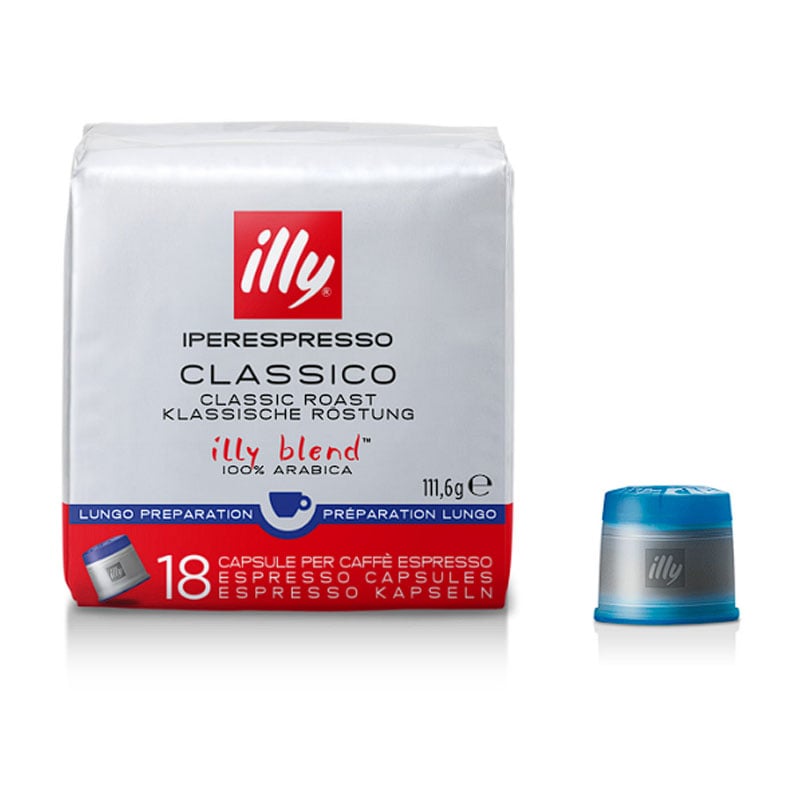 18 Capsules Iperespresso Lungo - ILLY