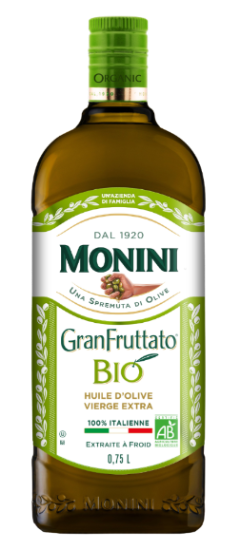 Azeite virgem extra biológico GranFruttato 75 cl - MONINI