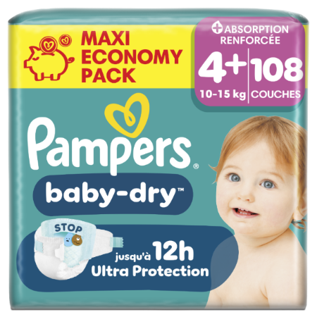 Pampers Baby Dry Maxi T4 X108