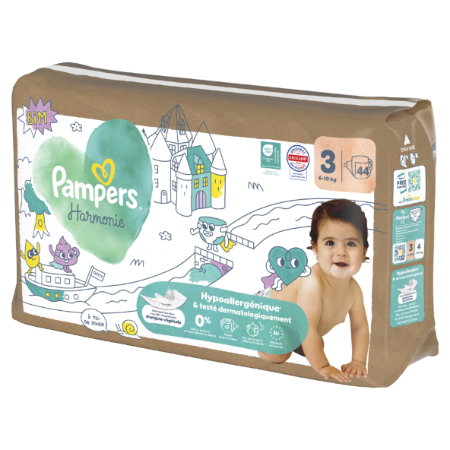 Pampers Harmonie Geant T3 X44