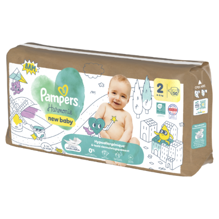 Pampers Harmonie Geant T2 X50